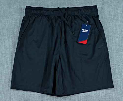 Reebok shorts uomo nero - shorts, l