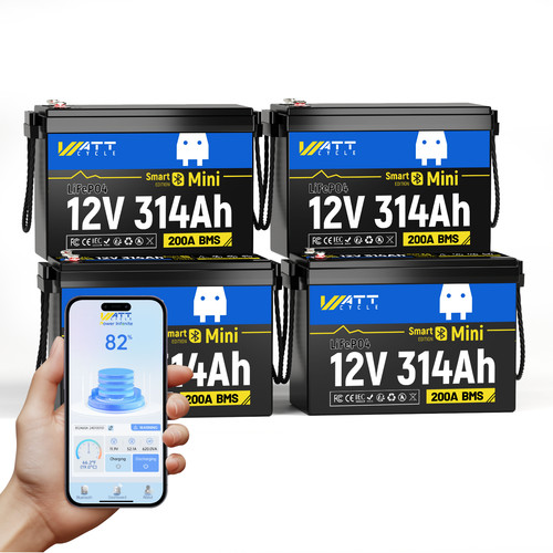 Batteria litio 12v 314ah - batteria, al