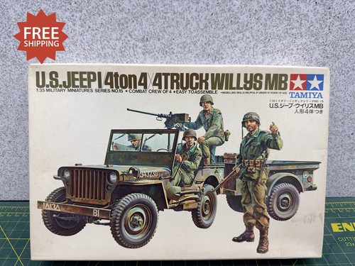 Vintage tamiya jeep 1 4 - jeep, 1/4