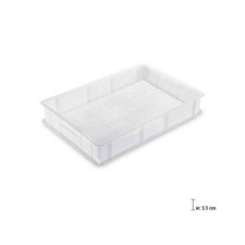 CASSETTA FORATA SERVICE BIANCA 60X40X13 H LT 28