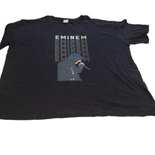 EMINEM BLACK T-SHIRT Wearing A