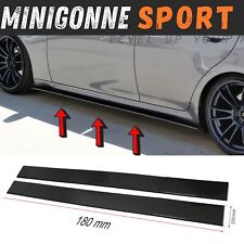 Sotto MINIGONNE NERO LUCIDO per Renault Clio Ford Fiesta Focus Kuga Citroen C3