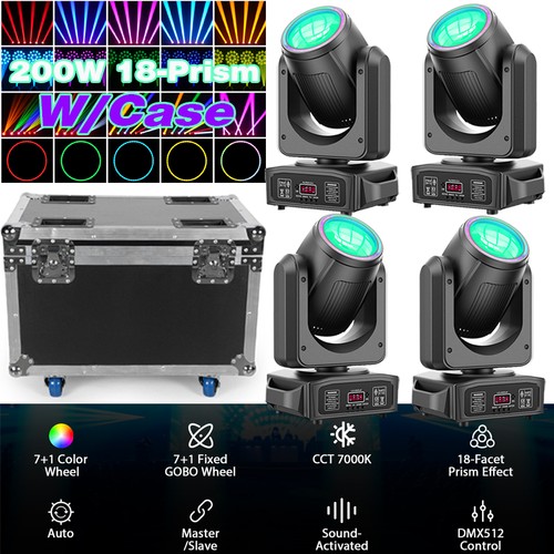 Fascio led 200w rgbw prisma - rgbw, 18