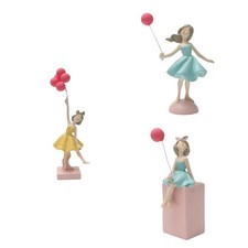 Resina Figurina Girl che tiene