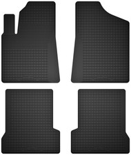 Tappetini in gomma Neri per Fiat Cinquecento 1991-1998 Set da 4 pezzi