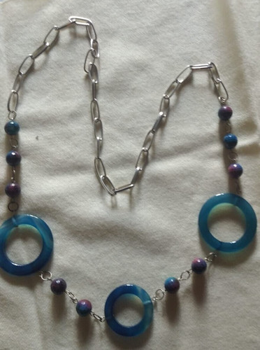 Collana blu pietre - dure, e