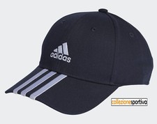 CAPPELLINO CAPPELLO ADIDAS 3-STRIPES BASEBALL - II3510 col. blu/bianco