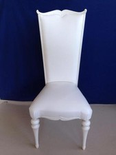 SEDIA  BIANCA IMBOTTITA