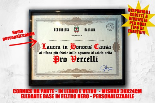 Laurea personalizzabile quadro
