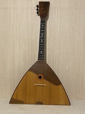 Rara Chernigov Vintage Balalaika Russa URSS Originale 3 Corde.Anni70.Funzionante