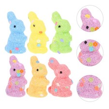  18 figurine di conigli