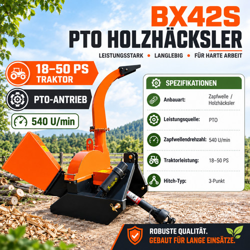 Trituratore per legno - , pto