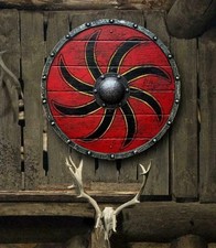 Scudo tondo in legno vichingo