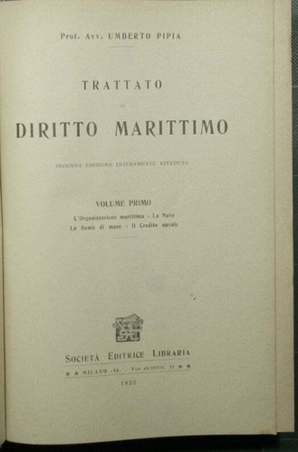 Trattato diritto marittimo - trattato, di