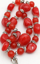 COLLANA QUARZO COLORATO ROSSO
