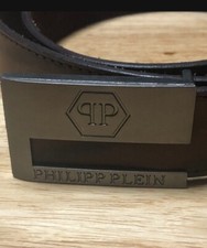 Philipp Plein Leather Belt XL