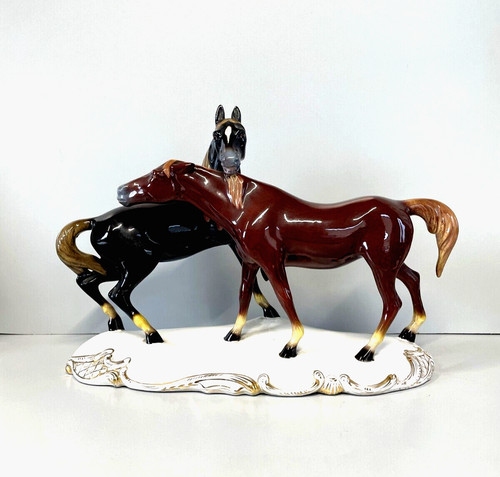 Scultura vintage cavalli - scultura,