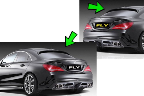 Spoiler tetto nero - adatto, per