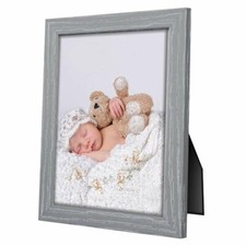 Portafoto da tavolo in legno shabby GREY