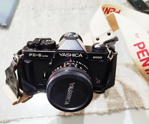 Fotocamera analogica yashica - fotocamera,