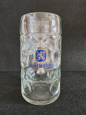 Vintage Boccale da Collezione Birra Lowenbrau in Vetro 1 Litro
