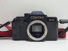 Contax 167 MT, fotocamera analogica, nera, solo corpo, NON TESTATA! Leggi ⚡PRONTO AL FLASH⚡