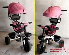 Passeggino ODG BIMBO BIMBA - Triciclo con tettuccio - MANIGLIONE guida DIREZIONE