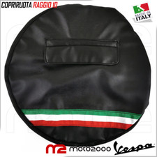 COPRI RUOTA COPRIRUOTA NERO CON TASCA PER VESPA PIAGGIO VESPA 3-0-10 125 PX ET3