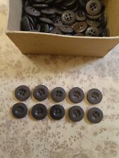 WW2 Esercito tedesco Bottoni Resina sintetica originali set 10 pezzi
