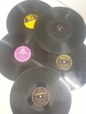 5 dischi 78 giri x grammofono canzoni napoletane titoli da foto