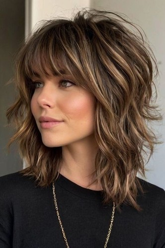 Parrucche corte marrone scuro