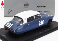 1/43 SPARK CITROEN DS19 N 201 24h SPA 1964 GUY VERRIER ALAIN BERTAUT BLUE WHITE