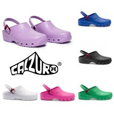 ZOCCOLI CUCINA SANITARIO CALZURO LIGHT NERO BIANCO INFERMIERE SABOT LEGGERI