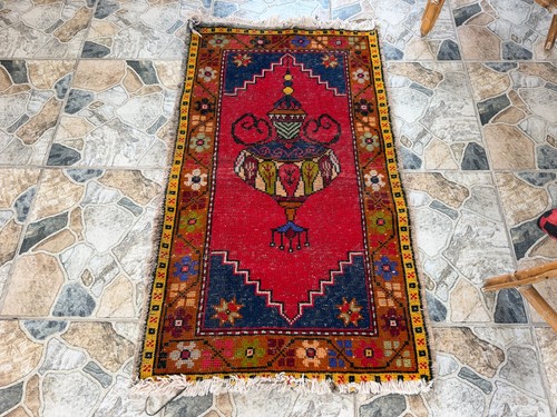 Piccolo tappeto turco - , vintage