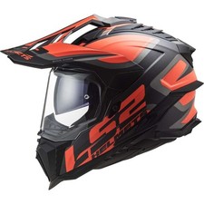 CASCO MOTO LS2 EXPLORER MX 701  GRAFICA ALTER ARANCIO FLUO KTM TURISMO TAGLIA XL