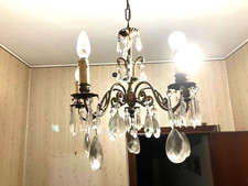 LAMPADARIO A 5 LUCE CON GOCCE