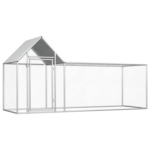 Pollaio x4 9 acciaio - pollaio, 9,8'x3,3'x4,9'