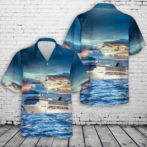 Camicia hawaiana msc opera - hawaiana,