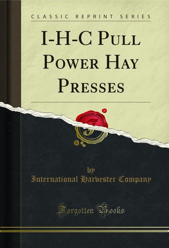 Pull power hay presses - pull,