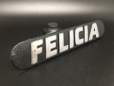 SKODA FELICIA LOGO SIGLA EMBLEMA FREGIO STEMMA SCRITTA TARGHETTA BADGE PLACCA
