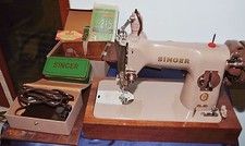 ANTICA MACCHINA DA CUCIRE SINGER 215 G11 ELETTRICA DEL 1940  CON GARANZIA