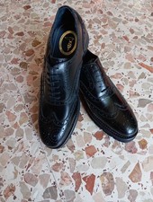 Scarpe in pelle da uomo Trussardi - Oxford - n. 41 - suola in gomma Vibram