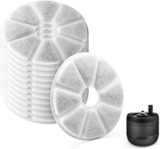 Set 12pz Filtri per Philips PAW3210/02 Fontana Per Gatti Al Carbone Attivo Eco
