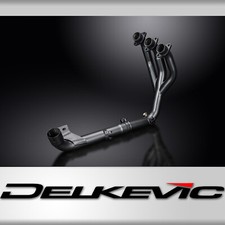 TRIUMPH TIGER 800 ABS 2010-2019 DOWNPIPE ACCIAIO INOX ceramica nero 