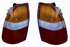 COPPIA FANALI FANALINI STOP POSTERIORI GIALLI PER MITSUBISHI L200 1996>2000