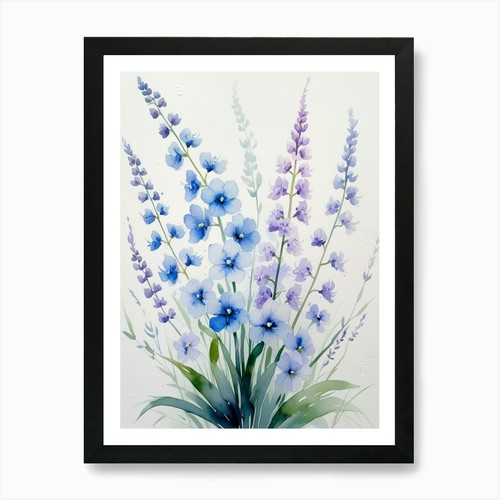 Stampa artistica lupins con - stampa,