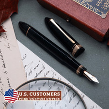 Omas - 360 Oversize Gold Finish - Fountain pen - FP Nib B 18K