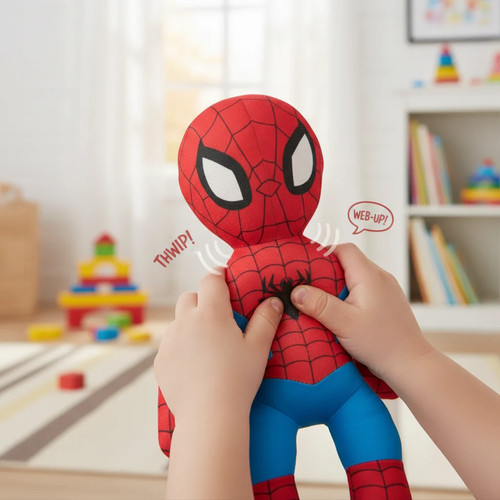 Peluche spiderman 38cm - peluche,