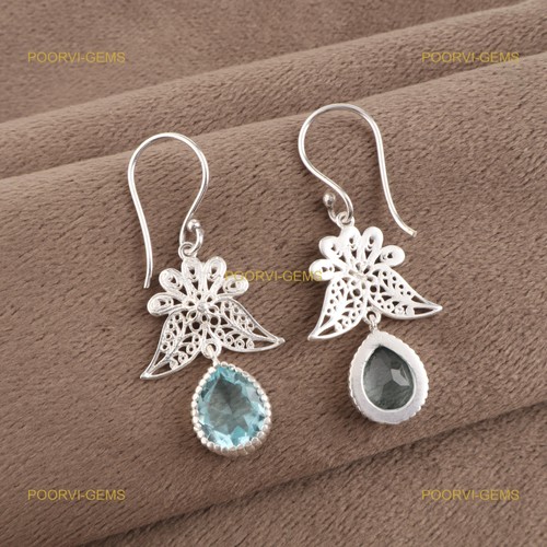 Orecchini pendente argento - orecchini,
