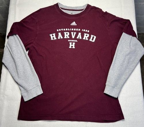 Adidas harvard crimson camicia - crimson,